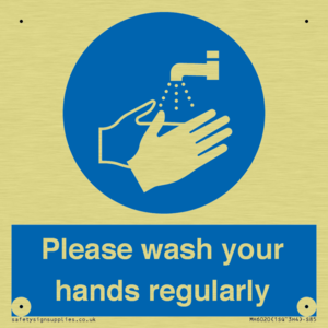Please wash your hands regularly